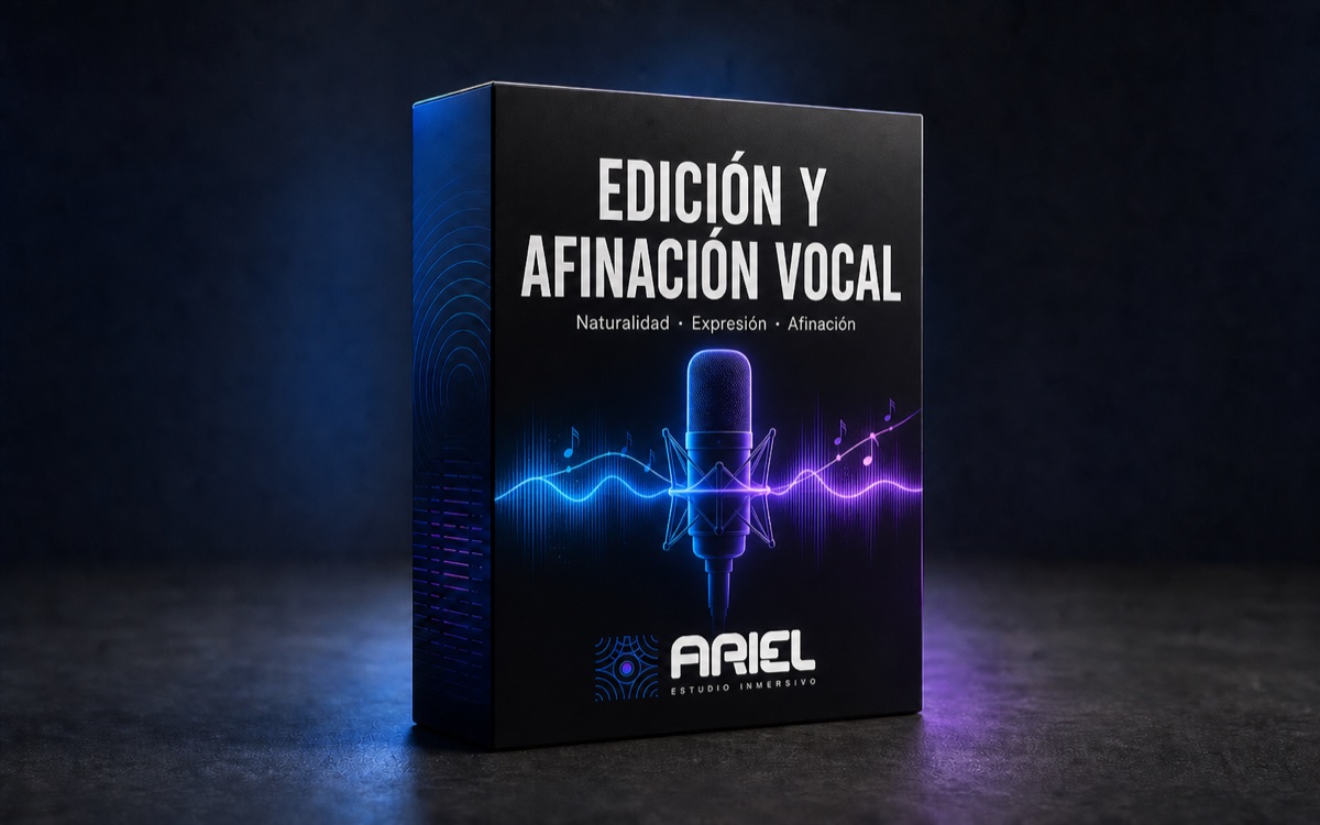 Presentación visual del servicio Edición y afinación vocal