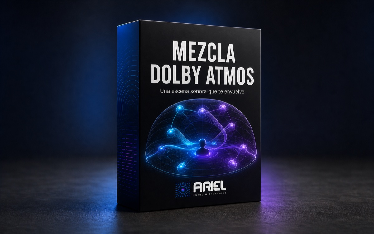 Presentación visual del servicio Mezcla Dolby Atmos